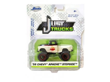 Toys Just Trucks 58 Chevy Apache Stepside White