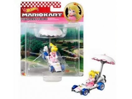 Toys Hot Wheels Mario Kart Princess Peach Peach Parasol