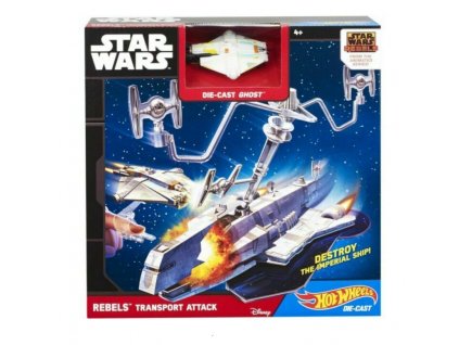 Toys Hot Wheels Star Wars Rebels Transport Attack Die Cast Ghost
