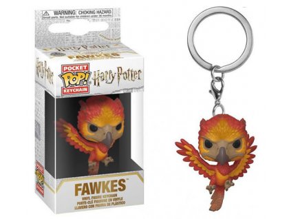 Merch Klíčenka Funko Pocket Pop! Harry Potter Fawkes