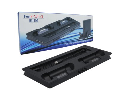 PS4 multifunkční dokovací stanice pro PS4 Slim černá