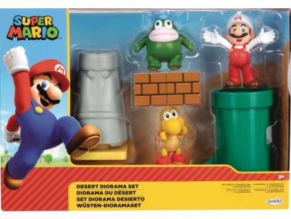Toys Super Mario Desert Diorama Set