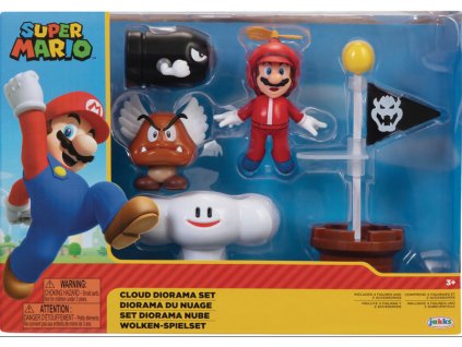 Toys Super Mario Cloud Diorama Set