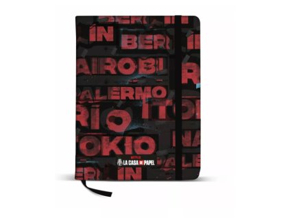 Merch Notebook A5 La Casa De Papel Cities
