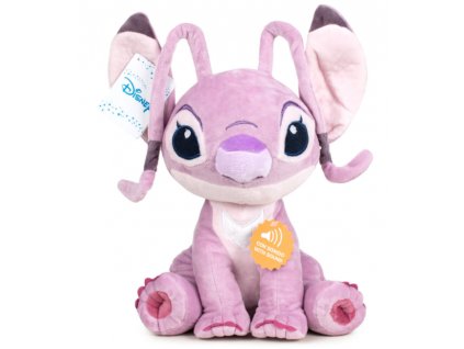 Merch Plyšová hračka Disney Stitch Angel se zvukem 30cm