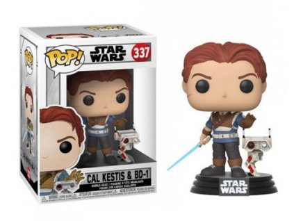 Merch Funko Pop! 337 Star wars Cal Kestis and Bd 1