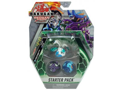 Toys Bakugan Geogan Rising Starter Pack Pincitaur Ultra Viloch Oxidox