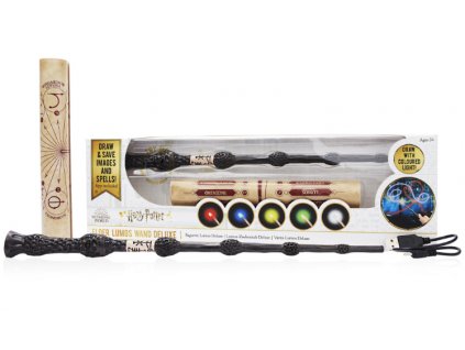 Merch Svítící hůlka Harry Potter Elder Lumos Wands Deluxe