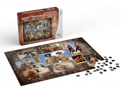 Merch Puzzle Bud Spencer and Terence Hill 1000 dílků