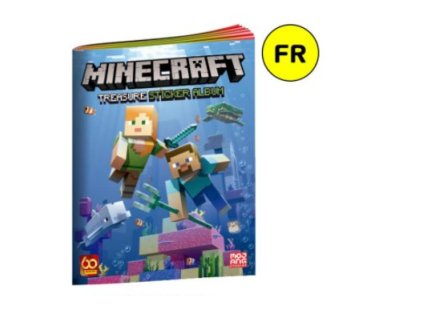 Album Minecraft a samolepky FR Nové