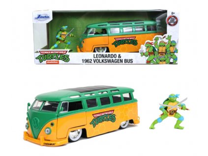 Toys Turtles Leonardo 1962 VW Bus 1