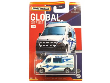 Toys Auto Matchbox Renault Master Ambulance HCL51