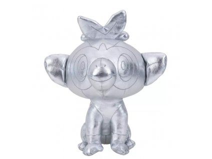 Merch Plyšová hračka Pokémon 25th Celebration Silver Grookey 20cm Nové