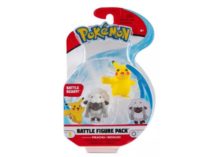 Toys Wooloo Pokemon W7 Battle Figure Pikachu and Wooloo