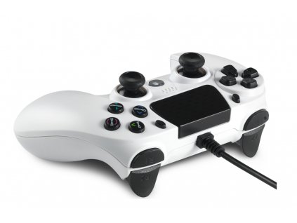 PS4 PC Spartan Gear Hoplite Wired Controller White