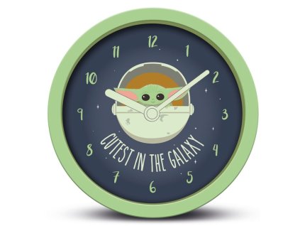 Merch Stolní hodiny Star Wars The Mandalorian Cutest In The Galaxy