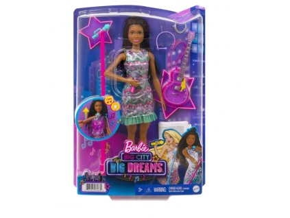 Toys Barbie Brooklyn Big City Big Dreams Dark Skin Doll With Sounds and Lights