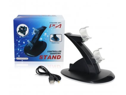 PS4 nabíjecí stanice pro ovladače s LED