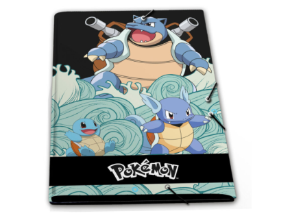 Merch Desky Pokemon Squirtle Evolution A4 folder