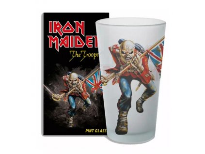 Merch Sklenice Iron Maiden Pint Glass The Trooper