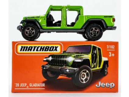 Toys Matchbox 20 Jeep Gladiator Box