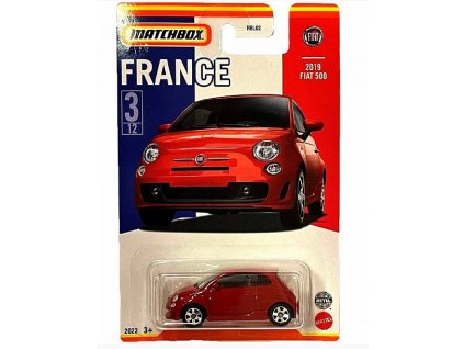 Toys Auto Matchbox France 2019 Fiat 500