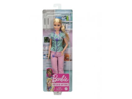 Toys Barbie You Can Be Anything Blonde Nurse Doll