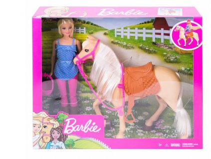 Barbie panenka s koněm Nové