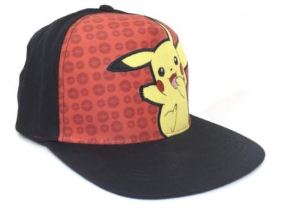 Merch Kšiltovka Nintendo Pokémon Pikachu Red and Black