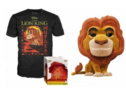 Merch Funko Set Disney The Lion King Mufasa a tričko vel L