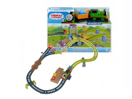 Toys Thomas and Friends Percys Package Rounbdup Motorized Track