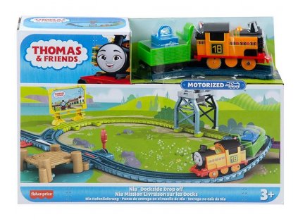 Toys Thomas and Friends Nia Dockside Drop Off Motorized Track