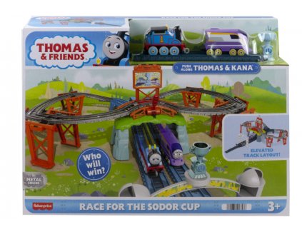 Toys Thomas and Friends Race For The Sodor Cup Playset