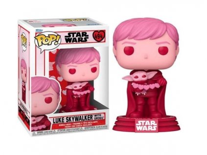 Merch Funko Pop! 494 Star Wars Valentines Luke with Grogu