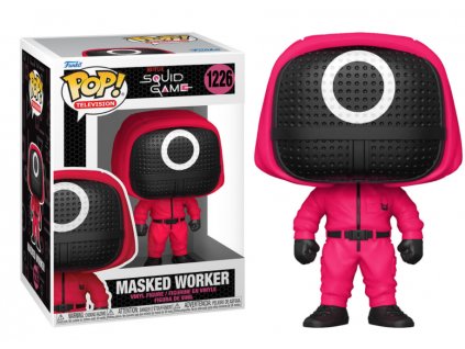 Merch Funko Pop! 1226 Squid Game Red Soldier Mask Worker