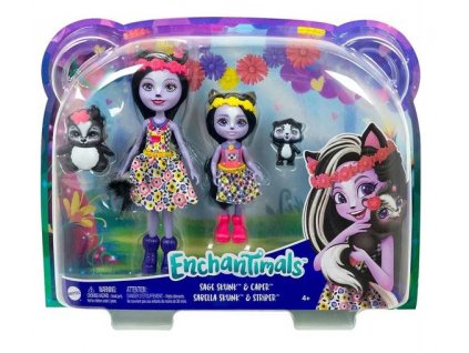 Toys Enchantimals Sage Skunk and Caper Sisters