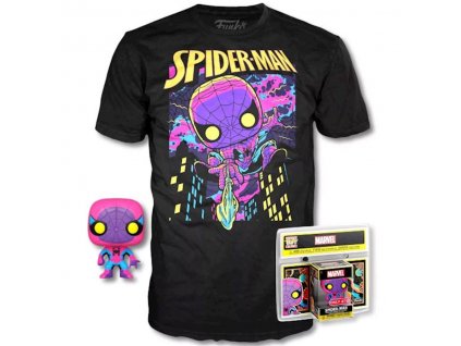 Merch Set Funko Pocket Pop! Spiderman a Tričko vel L