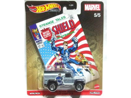 Toys Hot Wheels Premium Marvel Land Rover Defender 110 Hard Top