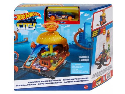 Toys Hot Wheels City Downtown Burger Drive