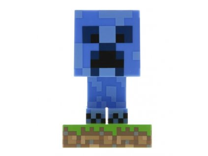 Merch Lampička 005 Minecraft Charged Creeper Blue