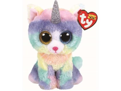 Merch plyšová hračka Beanie Boos Heather Caticorn 15 cm