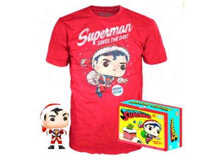 Merch Funko Set figurka a tričko Back DC Comics Superman vel. M