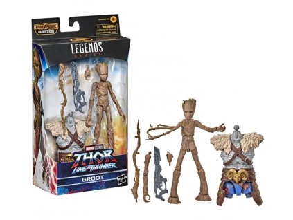 Toys Figurka Marvel Legend Series Thor Love And Thunder Groot 15cm