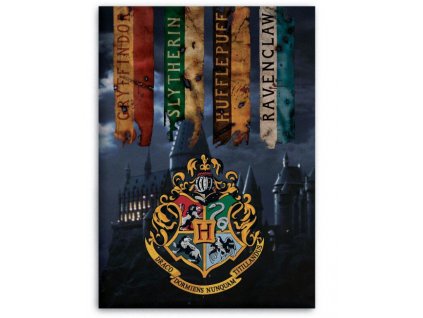 Merch Deka Harry Potter Crest Polar Plaid 100x140cm