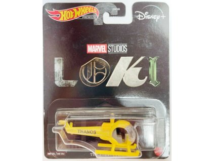 Toys Hot Wheels Premium Marvel Loki Thanoscopter