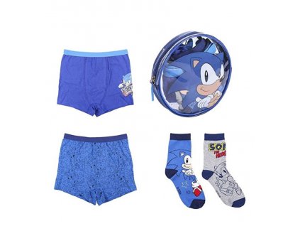 Merch Set ponožek a boxerek Sonic the Hedgehog 10 12