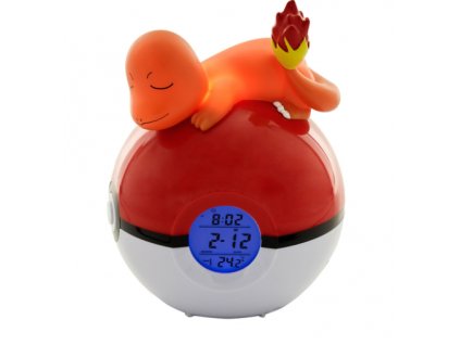 Merch Budík s led osvětlením Pokémon Charmander Pokeball