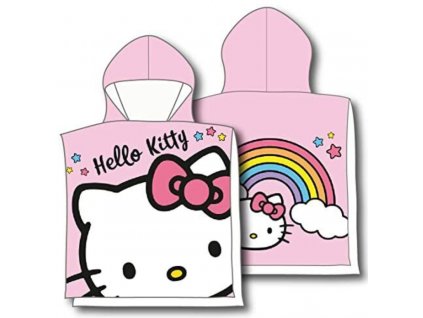 Merch Osuška poncho Hello Kitty 55 x 110cm