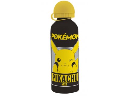 Merch Láhev na pití Pokemon Retro Pikachu Black Nov