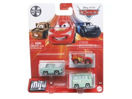 Toys Disney Pixar Cars Rusty Rusteze, Lightning Mcqueen and Dusty Rusteze Mini Racers